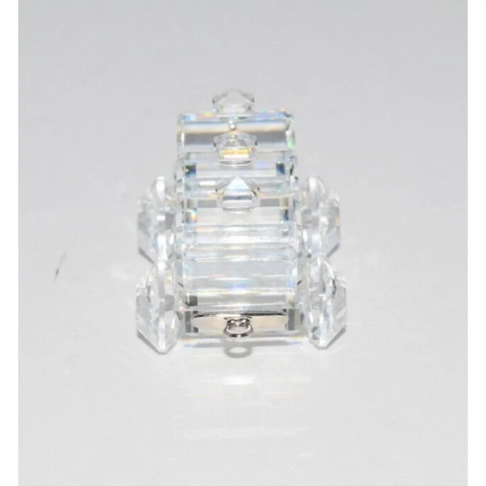Swarovski Crystal Train Petrol Wagon Figurine 